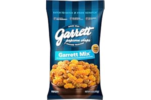 GARRETT POPCORN SHOPS Garrett Popcorn Garrett Mix, 6.0oz, 1 Bag,​ Cheese and Caramel Gourmet Popcorn, Gluten Free, Sweet and Salty Snack, Popped Popcorn Bags
