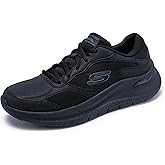Skechers Mens Work: Arch Fit 2.0 Slip Resistant Lace Up Sneakers for Men