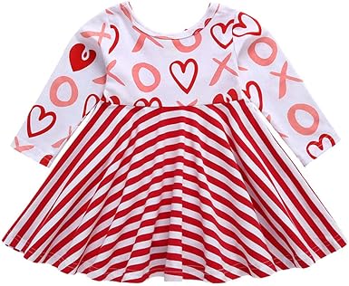 red and white striped sundress