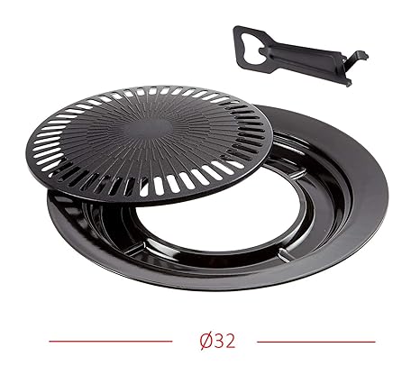 Varivendo Grill Attachment For Portable Gas Stove Diameter 32 Cm