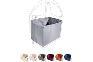 DGAZ Purse Organizer Silky Smooth Fits picotin 18/22 Bags,Silk,Luxury Handbag Tote in Bag Shapers (Bleu Pale, PC18)