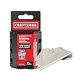 CRAFTSMAN Utility Knife Blades, 75 Pack