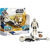 STAR WARS Epic World of Action Scout Trooper & Speeder Bike, 4-Inch Action Figure & Vehicle, Toys for 4 Year Old Boys and Girls & Up