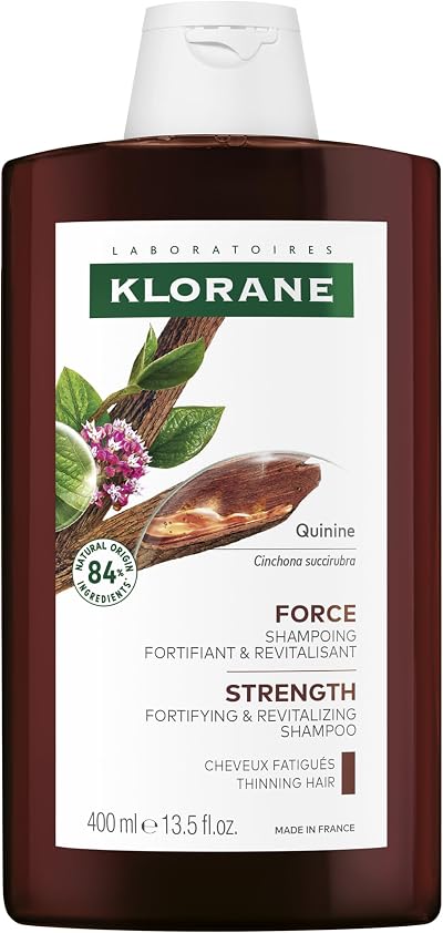 Klorane Strengthening Quinine Edelweiss Shampoo 400ml Tired Hair Loss Sulphate