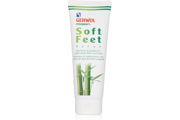 GEHWOL Professional Footcare GEHWOL Soft Feet Scrub With Bamboo and Jojoba Oil For Dry and Rough Skin - 125 ml