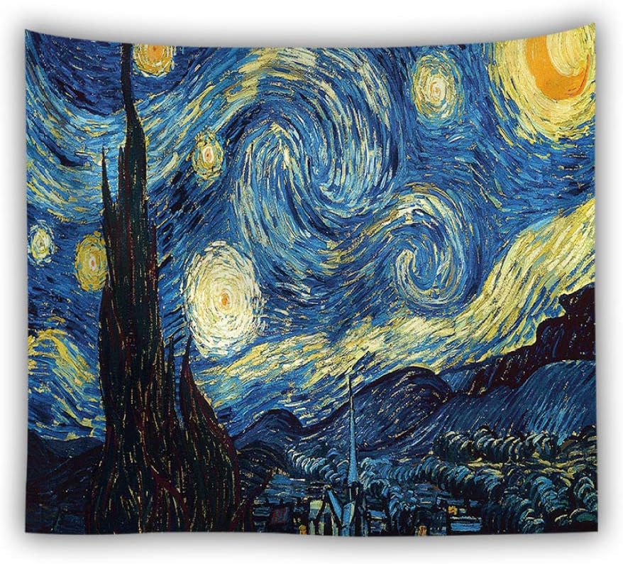 Digital printing to map Van Gogh oil painting tapestry cushion wall hanging