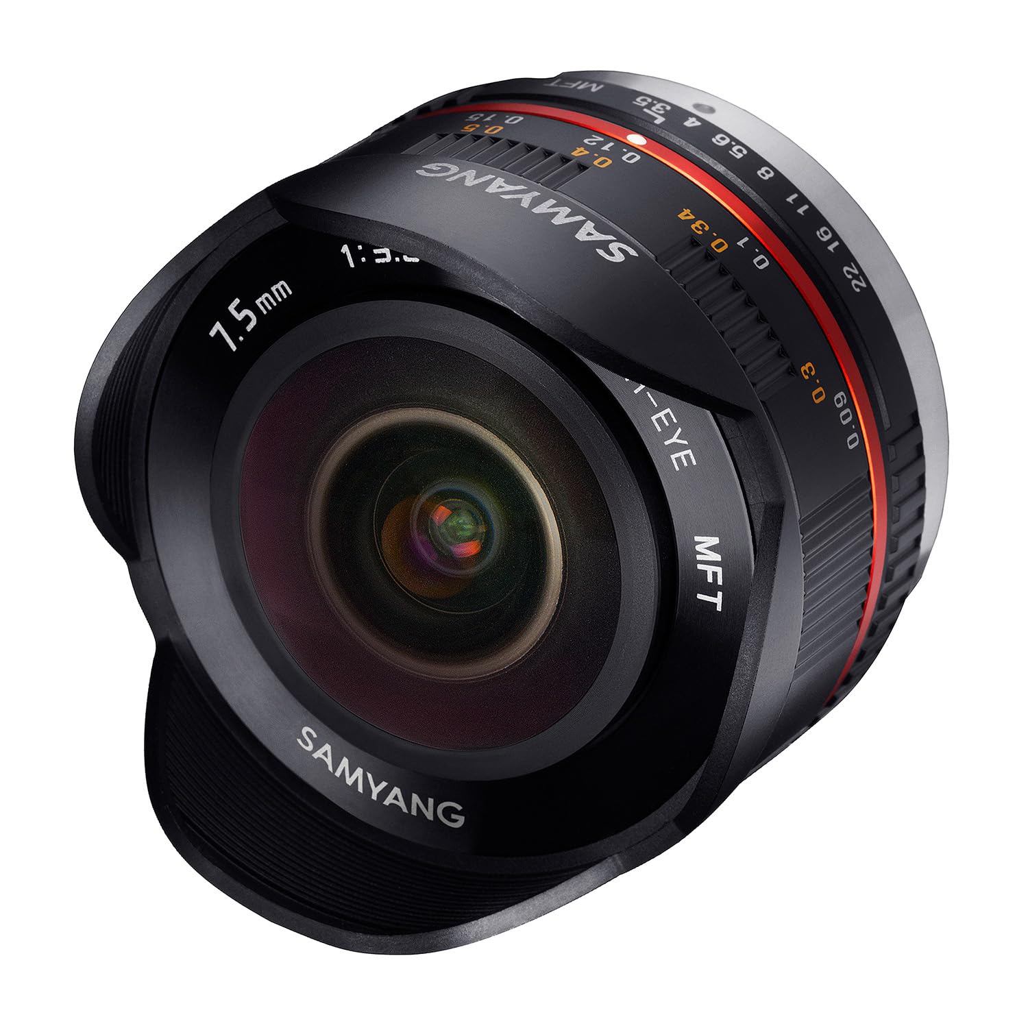 Samyang - Fisheye - 7.5 mm - f/3.5 UMC - for micro 4/3 sensor - Micro Four Thirds - BLACK