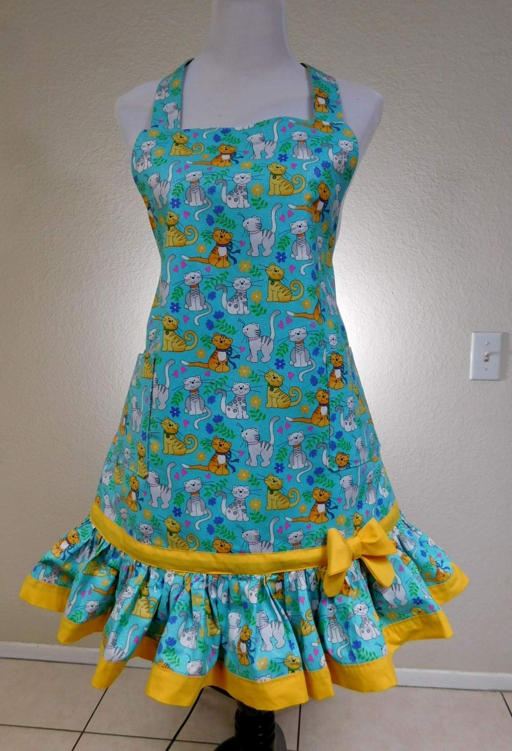 Handmade ruffled apron Handmade