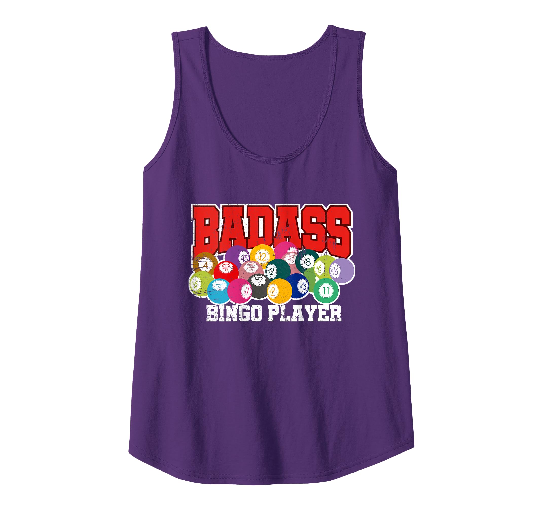 Bingo Shirts for Grandma | Badass Bingo Player | Funny Bingo Tank Top