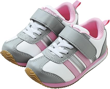 Amazon Co Jp 西松屋 4本ライン シューズ ブラック ピンク 15cm 16cm 17cm 18cm 17 ピンク ベビー マタニティ