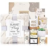 Get Well Soon Gifts Basket for Women, Gift Basket for Sick Friends After Surgery, Birthday Gifts for Women Self Care Set, Relaxing Spa Gifts Basket, Feel Better Encouragement Comfort Box for Her