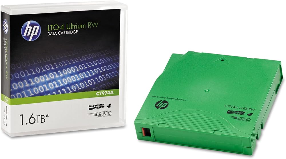 HP LTO4 Ultrium 1.6 TB RW Data Cartridge C7974A - 800-1600GB