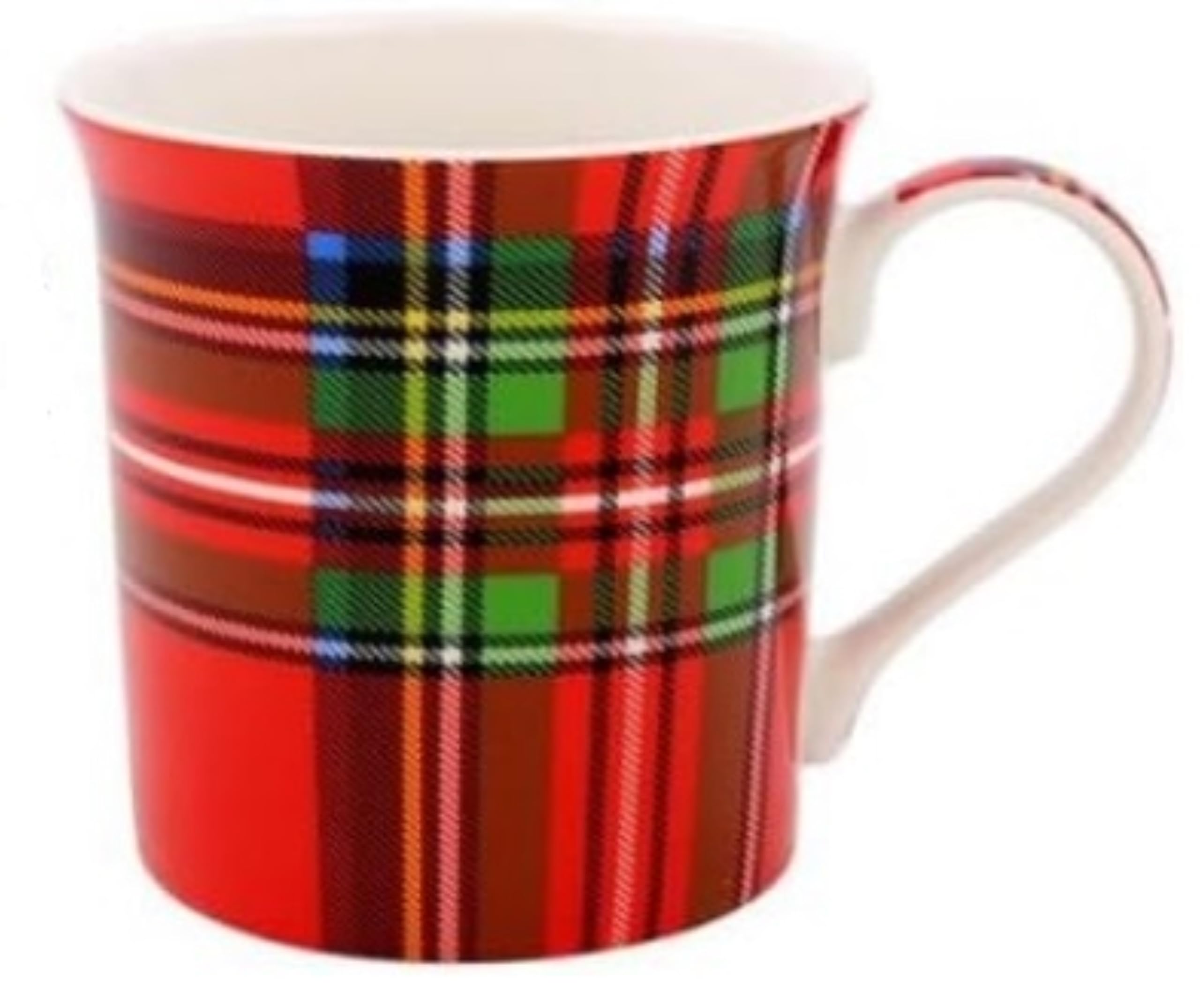 Lesser & Pavey Tartan Ceramic Coffee Mug for Home or Work | Premium Design for All Occasions | Lovely for Tea, Coffee & Hot Drinks | Assorted