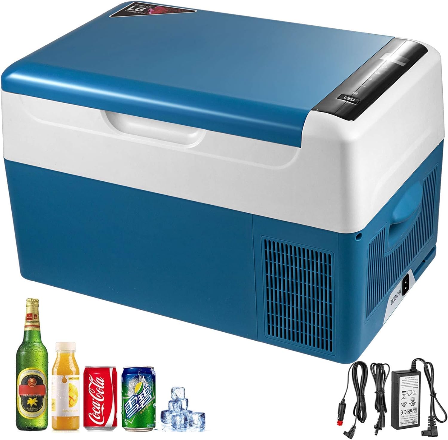 22L Compressor Portable Small Refrigerator Car Refrigerator Freezer