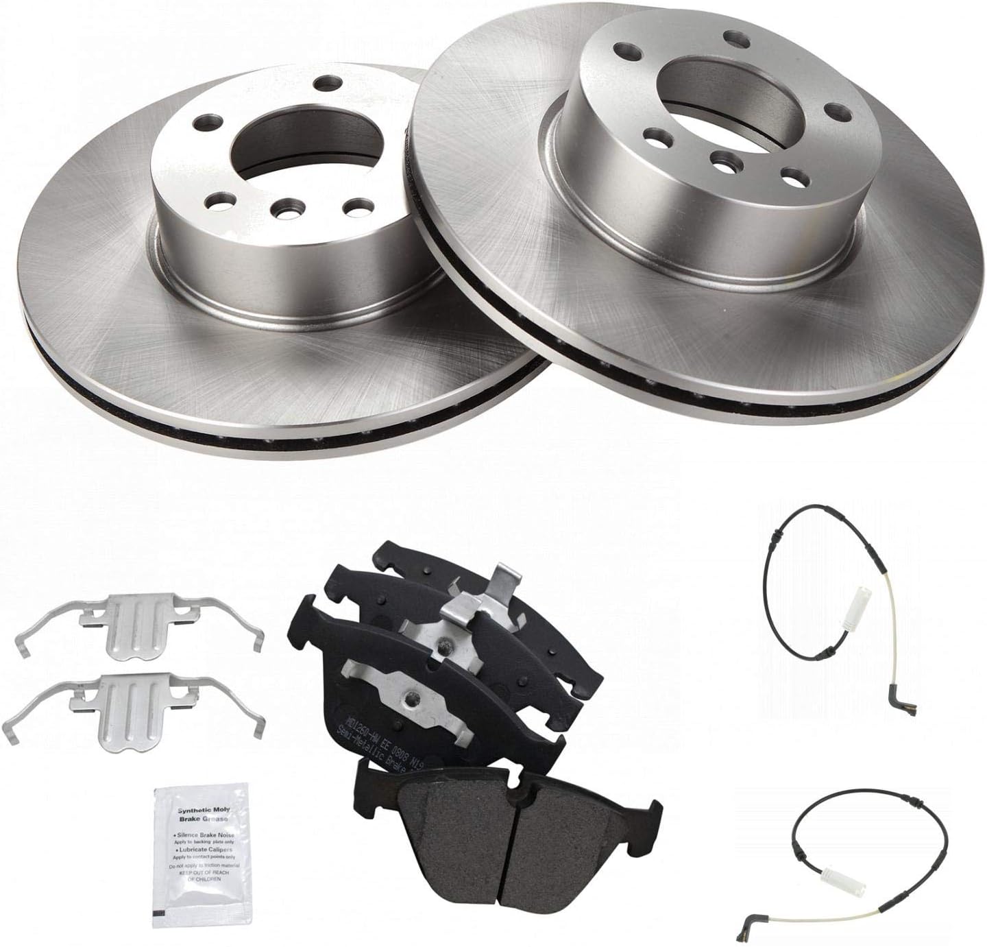 Amazon Com Front Semi Metallic Brake Pads Rotors W Sensors Kit Set For Bmw 328i E90 F30 Automotive