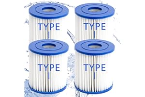 CYXG Pool Filter Cartridges Pool Filters, Cartridge for Above Ground Pool Filter, Cartridge Accessory for Use in 300 Gallon Easy Set Pool Filter Pump (4 Pack, Type I)
