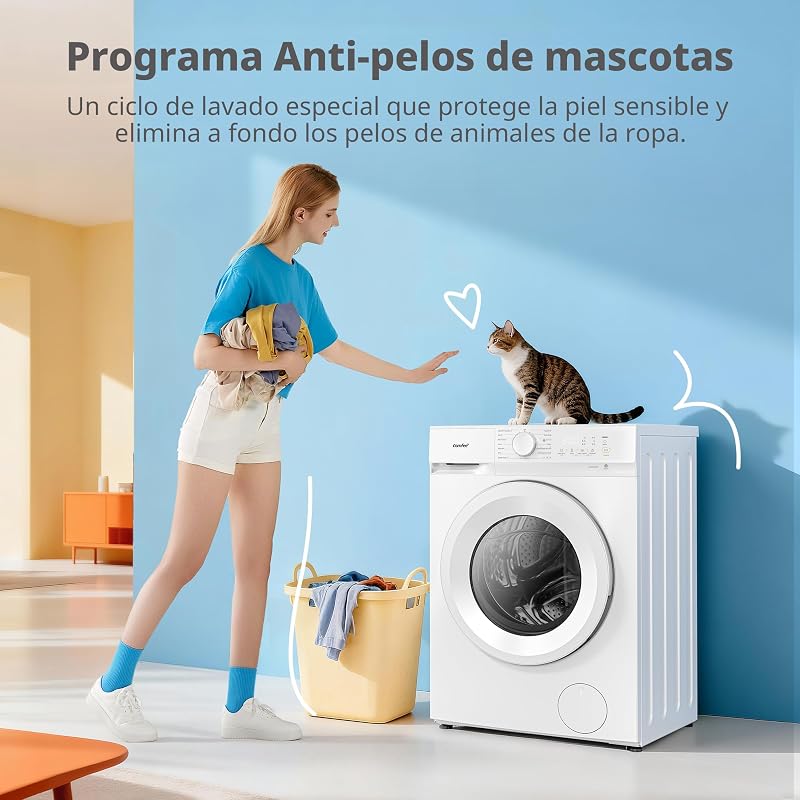 ' Lavadora 8KG Clase A-10% 1400RPM Smart wash Blanco CF08EWP05W