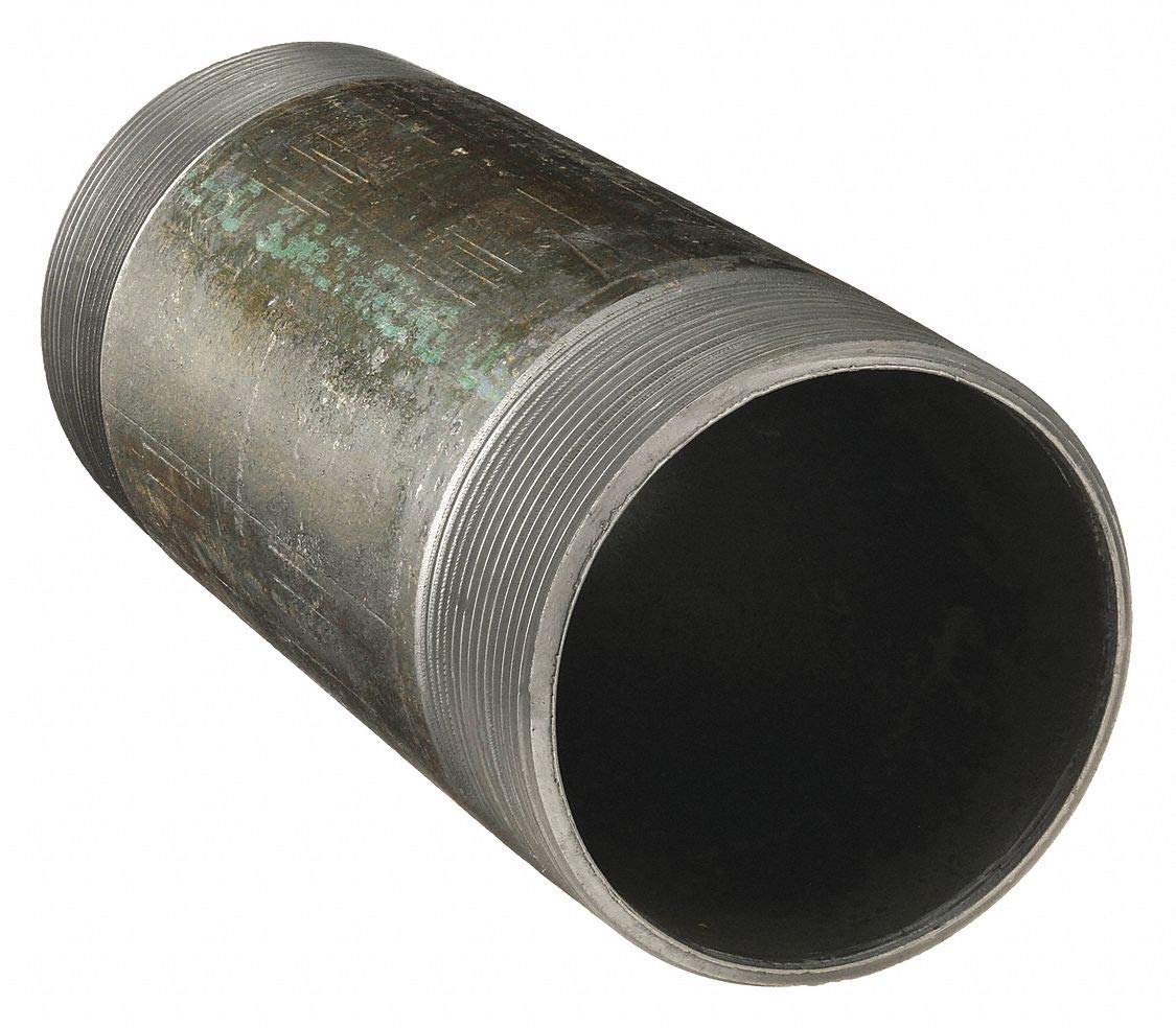1/2" x 10" NPT Threaded Black Pipe Nipple Sch 40 Pipe Fittings Amazon