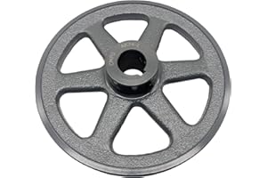 CMFG AK74-1 v Belt Pulley, 7.25 inch OD, 1 Inch Bore,Cast Iron Material, AK Single Groove Motor Pulley for "4L" or "A" or "3L" Belts