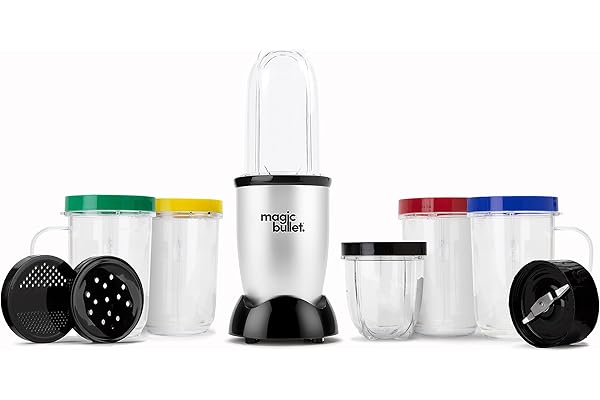 Magic Bullet Blender, Mixer & Mini-Food Processor In-One (17-Piece Set)
