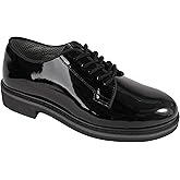 Rothco Uniform Hi-Gloss Oxford Dress Shoe | Classic Formal Lace Up Professional High Gloss Business Footwear for Men