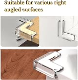kuou LEZQHB Clear Corner Protectors 20 Pack Baby Proofing Furniture Guards view 5