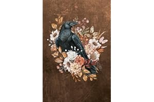 Crow Blank Journal Notebook: 300 pages, 6" by 9", Premium Cream Lined Pages