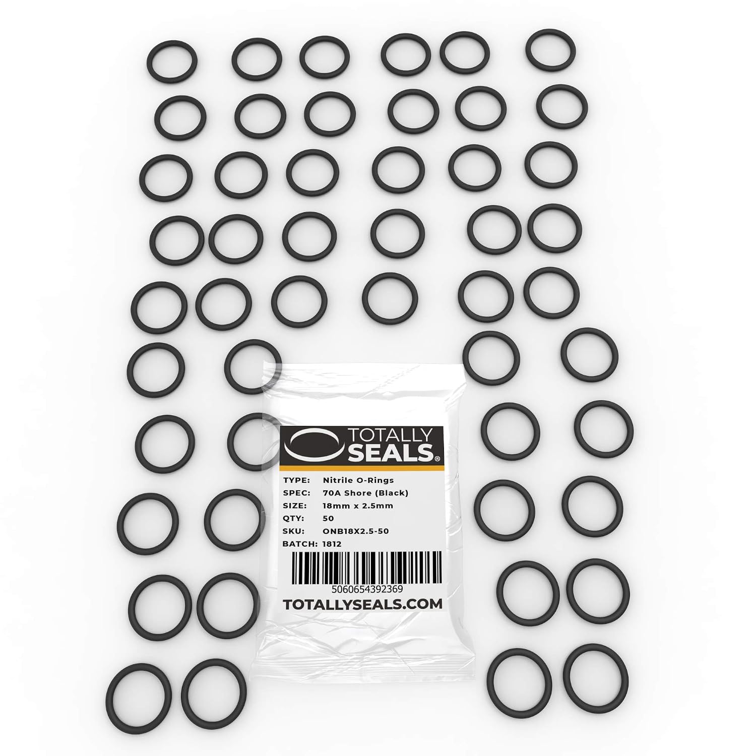 10pcs Rubber O-Rings 10mm OD 5mm ID 2.5mm Width Metric FKM Sealing