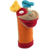 Cate and Levi - Polar Fleece Hand Puppet - Handmade in Canada - (Dog) | Handmade in North America - Great for Storytelling