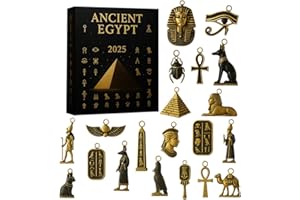 Christmas Calendar Egyptian Ornament, Advent Calendars 2025, 24 Days Christmas Countdown Calendar, 2D Acrylic Countdown Decor