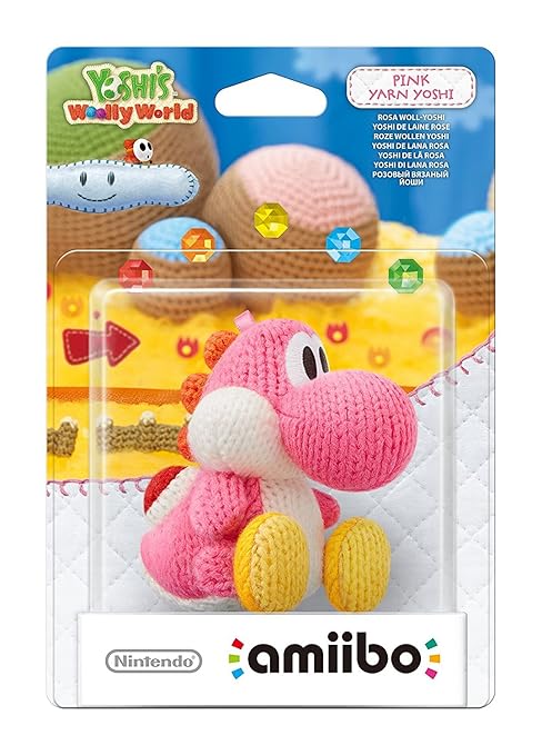 Nintendo amiibo® Figur | Yoshi's Wooly World - Woll-Yoshi Pink