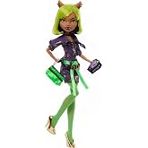 Monster High Dawn of the Dance Clawdeen Wolf Reproduction Doll | Boo-riginal Creeproduction Clawdeen Wolf with Party Dress and Accessories like Purse, Photos, Invite and Doll Stand