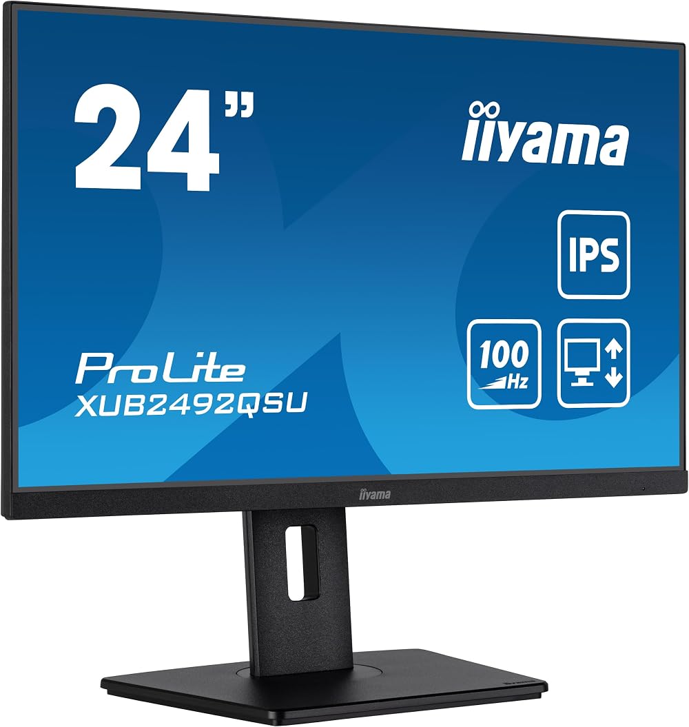 iiyama ProLite -B1 23.8 Inch IPS WQHD 100Hz FreeSync HDMI DP USB-C