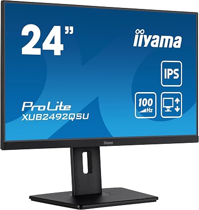 iiyama ProLite -B1 23.8 Inch IPS WQHD 100Hz FreeSync HDMI DP USB-C
