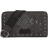 Wrangler Wristlet Wallets for Women Western Clutch Wallet Card Cases with Zipper Pocket