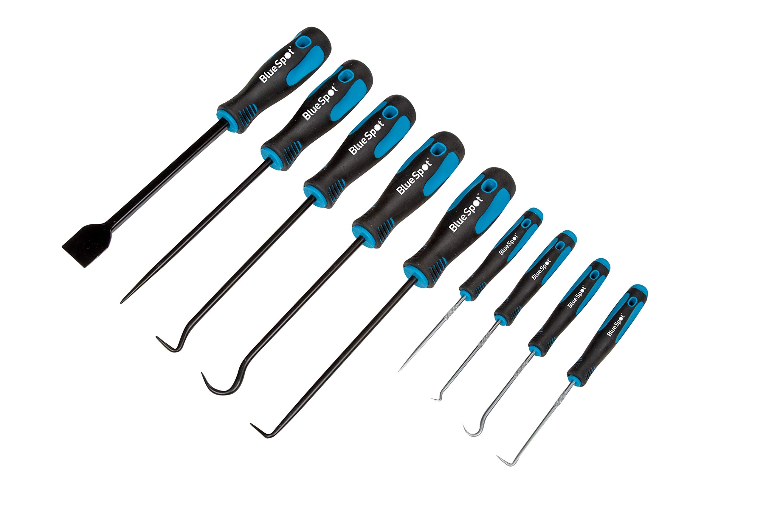 Blue Spot Tools 07959 9PCE Heavy Duty Hook Pick and Scraper Set