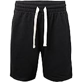 PROGO USA Men’s Shorts – Classic Fleece Workout Shorts - Men Shorts Casual with Elastic Waist
