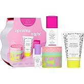 Drunk Elephant Opening Night Kit - Bora Barrier Cream (50ml/1.69 fl oz), Mello Marula Cream Cleanser (60ml/2 fl oz), TLC Framboos Glycolic Night Serum (15ml/.5 oz), Ceramighty Cream (5ml/.16 fl oz)