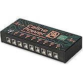 Caline CP-205 DC 9V Guitar Pedal Power Supply, True Isolated Pedalboard Power Supply with 8 Totally Isolated Outputs(300mA/50
