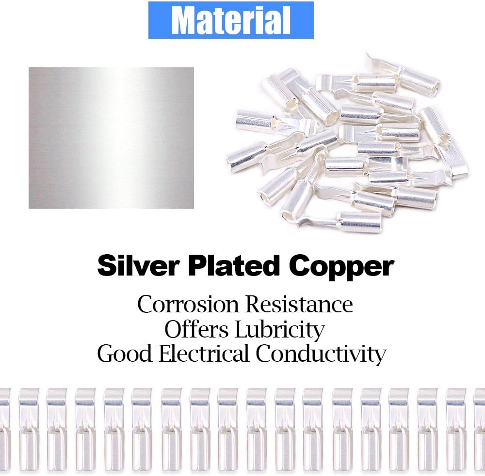 Glarks 20 Pair 30AMP Quick Disconnect Power Terminals Connectors, Red Black Quick Connect Battery Connector Modular Power Connectors Set: Electronics