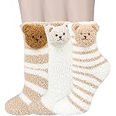 Benefeet Sox Womens Fuzzy Socks Girls Cute Slipper Sock Funny Fluffy Winter Warm Soft Cozy Plush Indoor Sleep Sock