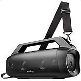 Soundcore Anker Motion Boom Plus IP67 Outdoor Speaker with 80W Stereo Sound, Black