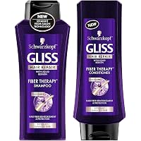 Amazon.com : Schwarzkopf Gliss Hair Repair - Fiber Therapy For Extremely Damaged Hair - Shampoo ...