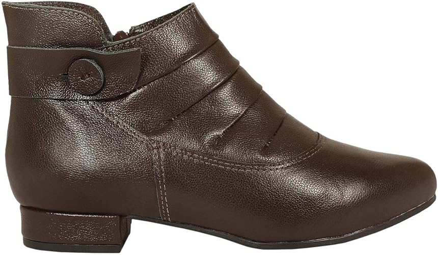 bota de couro feminina confortavel