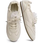 iiimmu Ballet Flats Sneakers for Women Casual Walking Shoes | Elastic Back, Lace-Up &amp; Slip-On, Suitable for Travel &amp; Driving