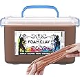 Pixiss Beige Modeling Foam Clay - Premium Beige Foam Air Dry Clay Cosplay Foam for Costumes, 1500 Gram Sculpting Clay for Crafts - Flexible Air Drying Clay Foam (Beige)