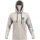 Fishing Shirts for Men,UPF50 Hooded Long Sleeve with Gaiter, Sun Protection Dry Fit Apparel, Face Mask, Fishing Clothes