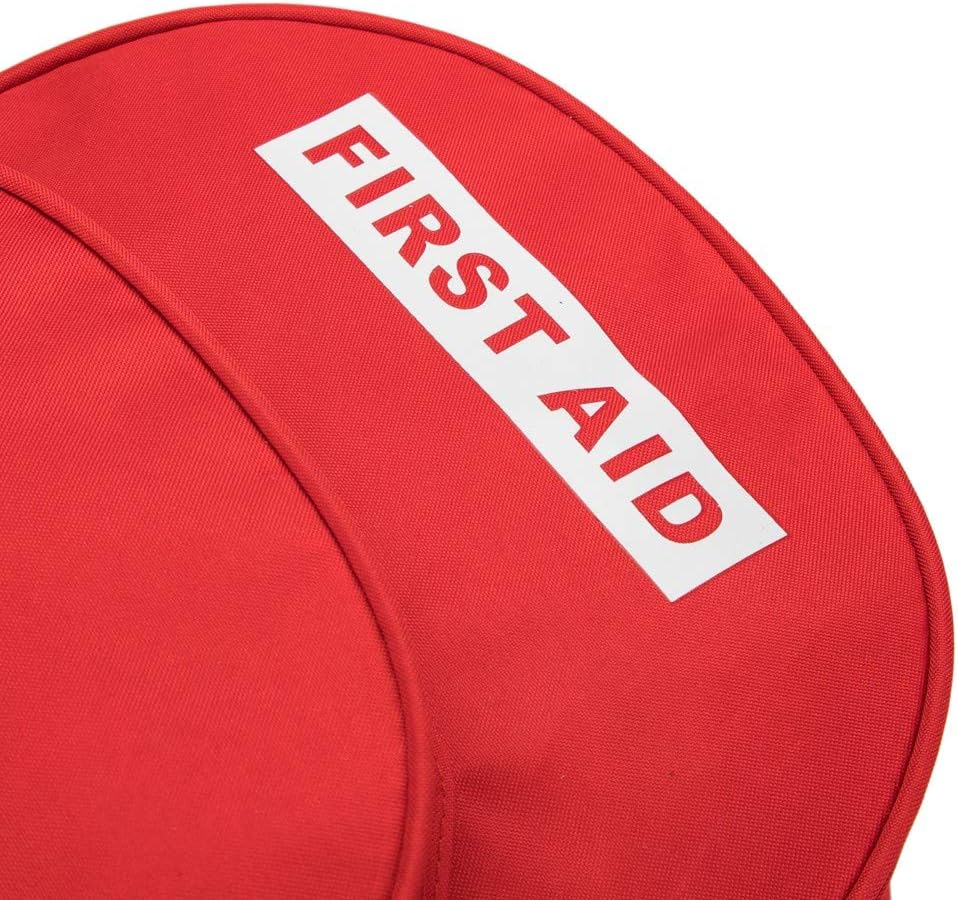 Jipemtra First Aid Backpack Empty Medical First Aid Bag Red Emergency Treatment First Responder Trauma Bag for Preschool Child Care Center Field Trips Camping Daycare (Red Backpack#2): Health & Personal Care