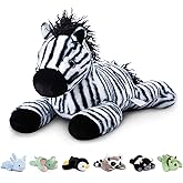 Niuniu Daddy 20" | 3.3 Pound Zebra Weighted Stuffed Animals for Kids Adults, Soft Zebra Weighted Beads for Stuffed Animals for Hugging, Cute Plush Toy for Gift Birthday Christmas Holiday Easter