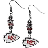 Siskiyou Sports NFL womens Euro Bead Earrings